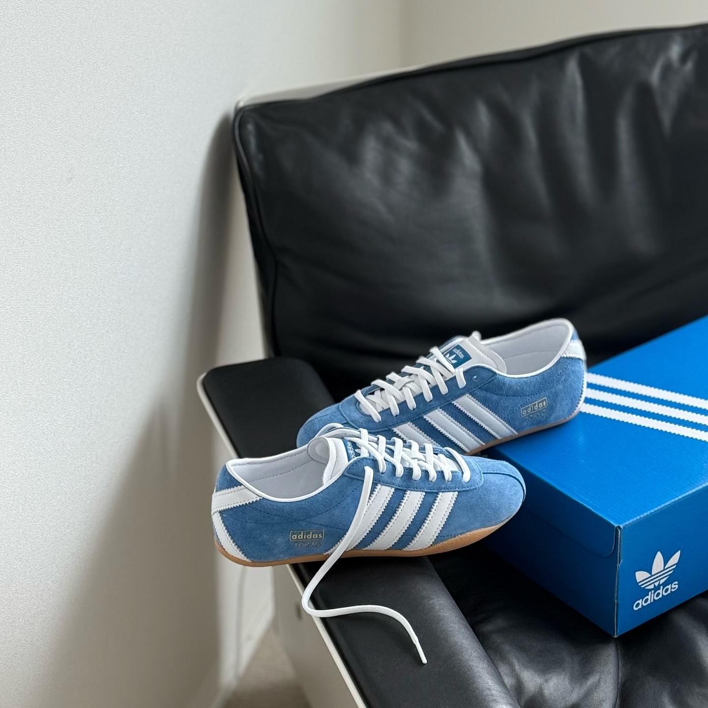 Adidas Originals Tokyo 日本限定 東京 寶寶藍 天空藍 生膠 薄底 復古鞋 JI0179