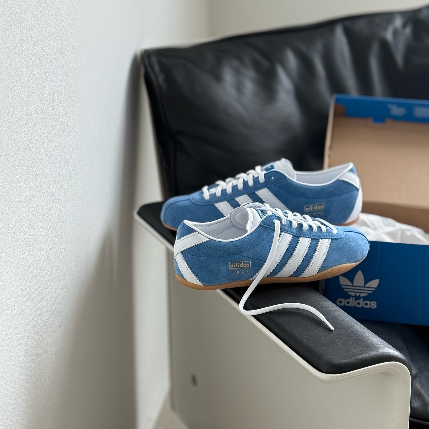 Adidas Originals Tokyo 日本限定 東京 寶寶藍 天空藍 生膠 薄底 復古鞋 JI0179