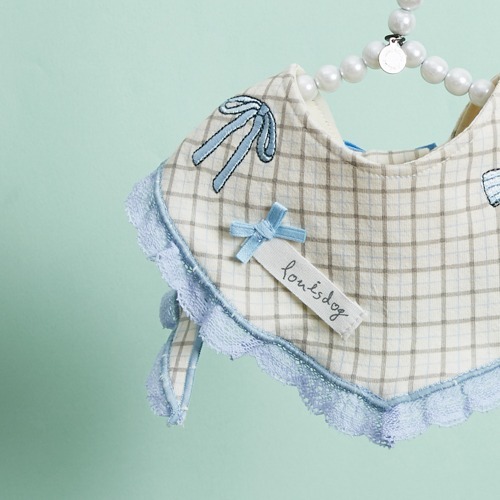 Louisdog Baby Blue蝴蝶結披肩