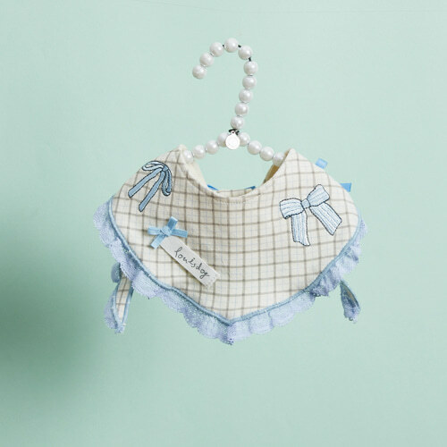 Louisdog Baby Blue蝴蝶結披肩