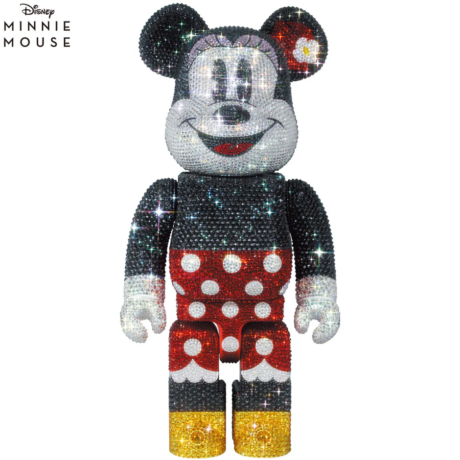 CRYSTAL DECORATE MINNIE MOUSE 400％ BE@RBRICK