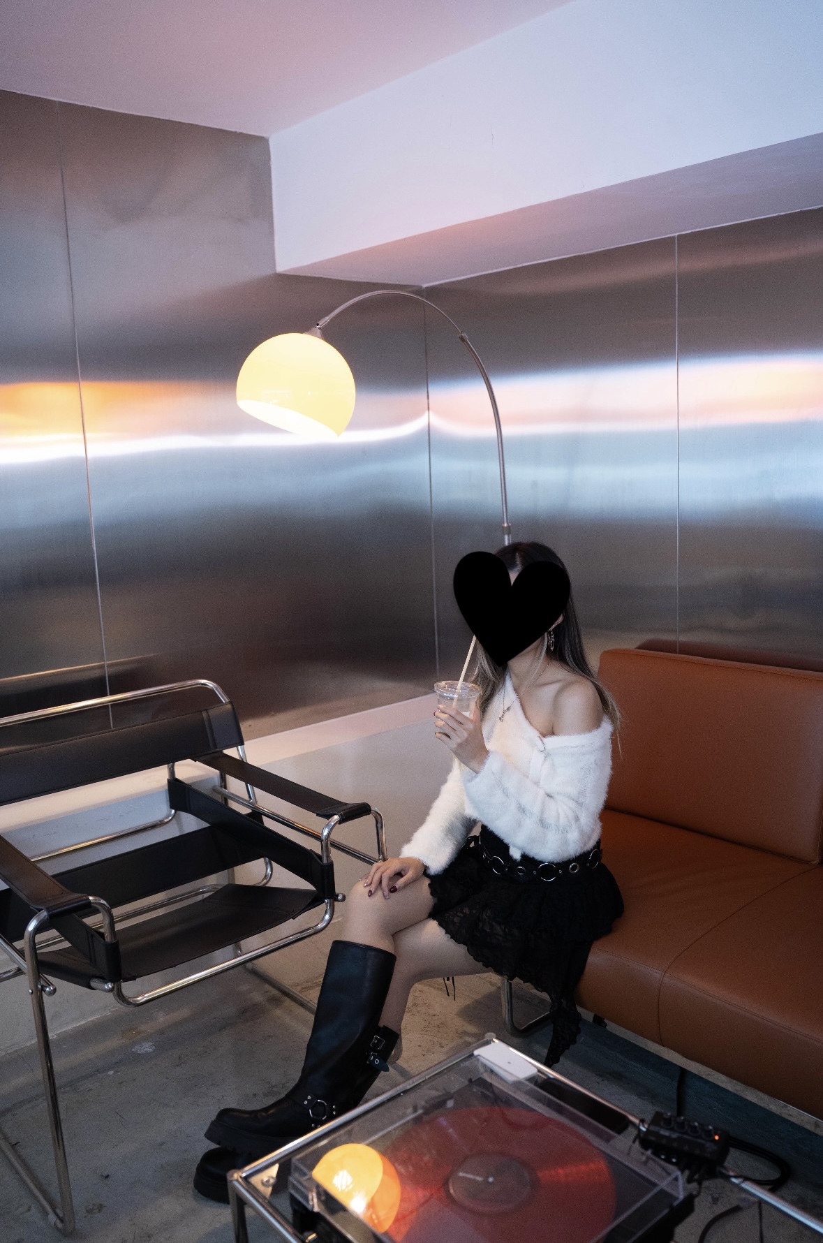 Belt Damage Crop Knit
