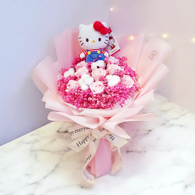 Hello Kitty香皂花束,KT貓香皂花束,Hello Kitty Bouquet