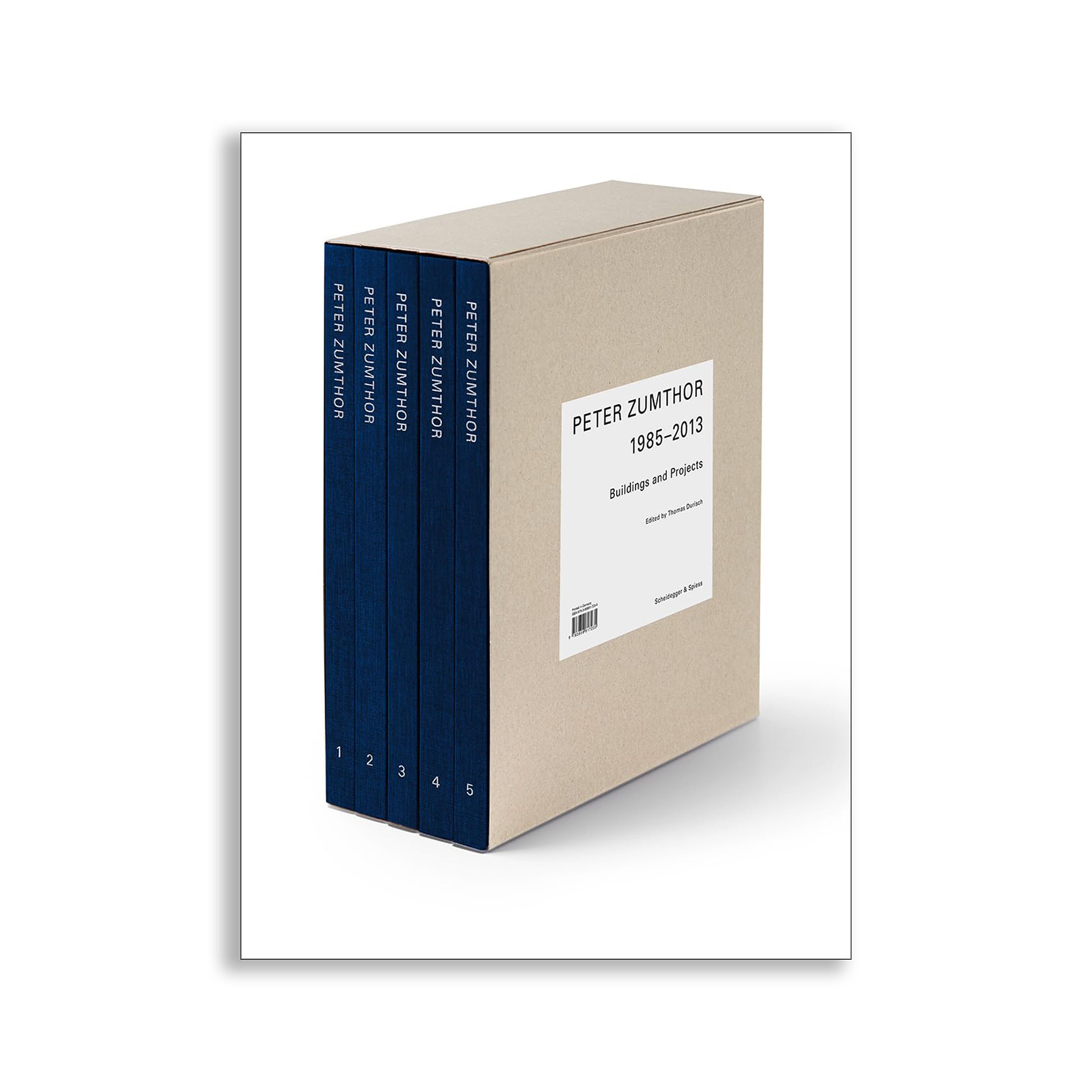 PETER ZUMTHOR 全集 桑格設計書店-Peter Zumthor: Buildings and Projects 1985-2013
