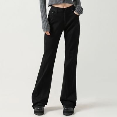 AVANDRESS THIN BOOTSCUT PANTS
