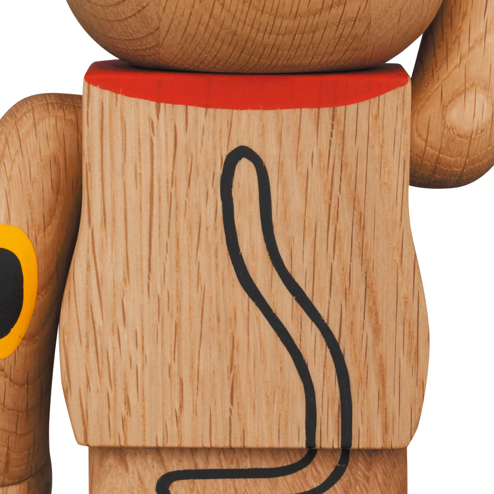 カリモク 木 招き猫 招財貓 壱 青 400％ BE@RBRICK
