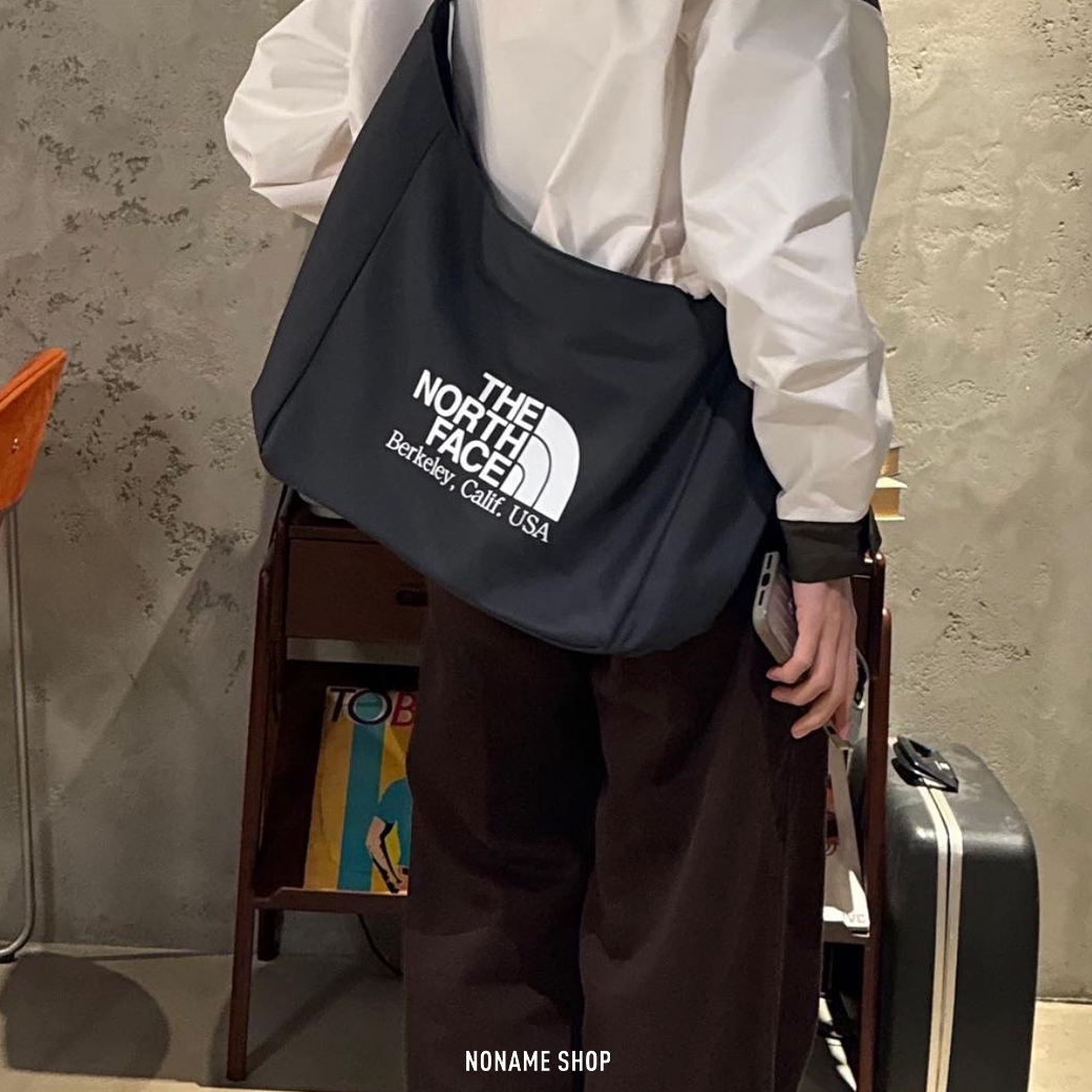 THE NORTH FACE HOBO BAG  經典 LOGO 手提 肩背包 黑色