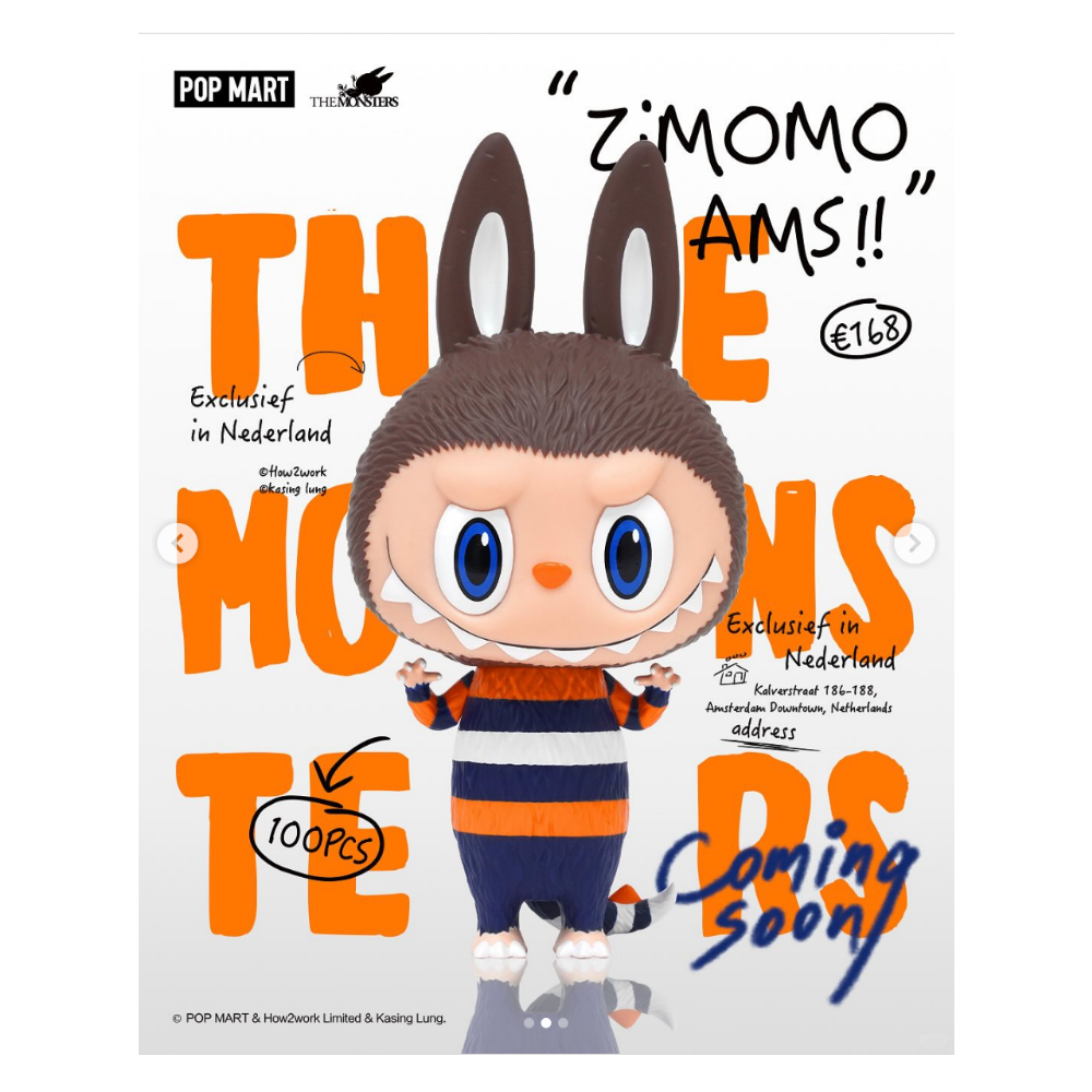 POP MART ZIMOMO Amsterdam Limited Edition