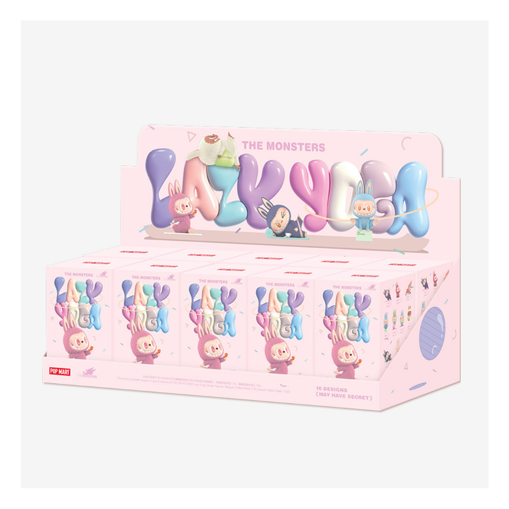 POP MART LABUBU THE MONSTERS LAZY YOGA SERIES 盲盒