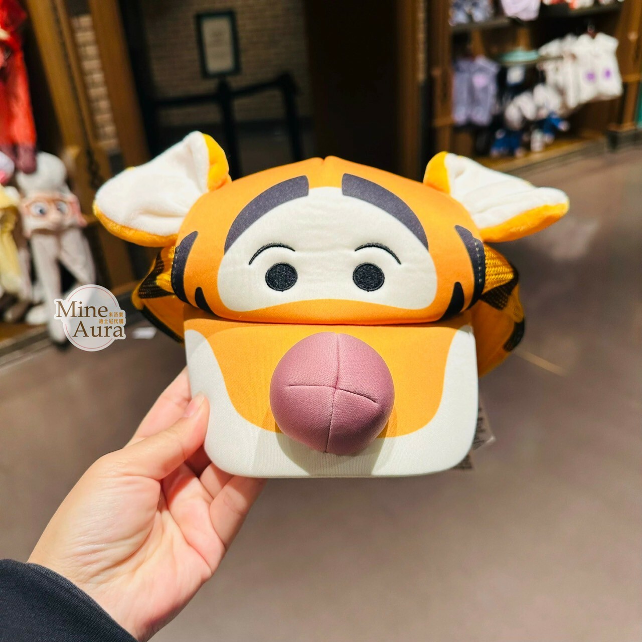 跳跳虎 Tigger 立體 耳朵尾巴 造型 棒球帽 帽子 小熊維尼 Winnie the Pooh -上海迪士尼樂園