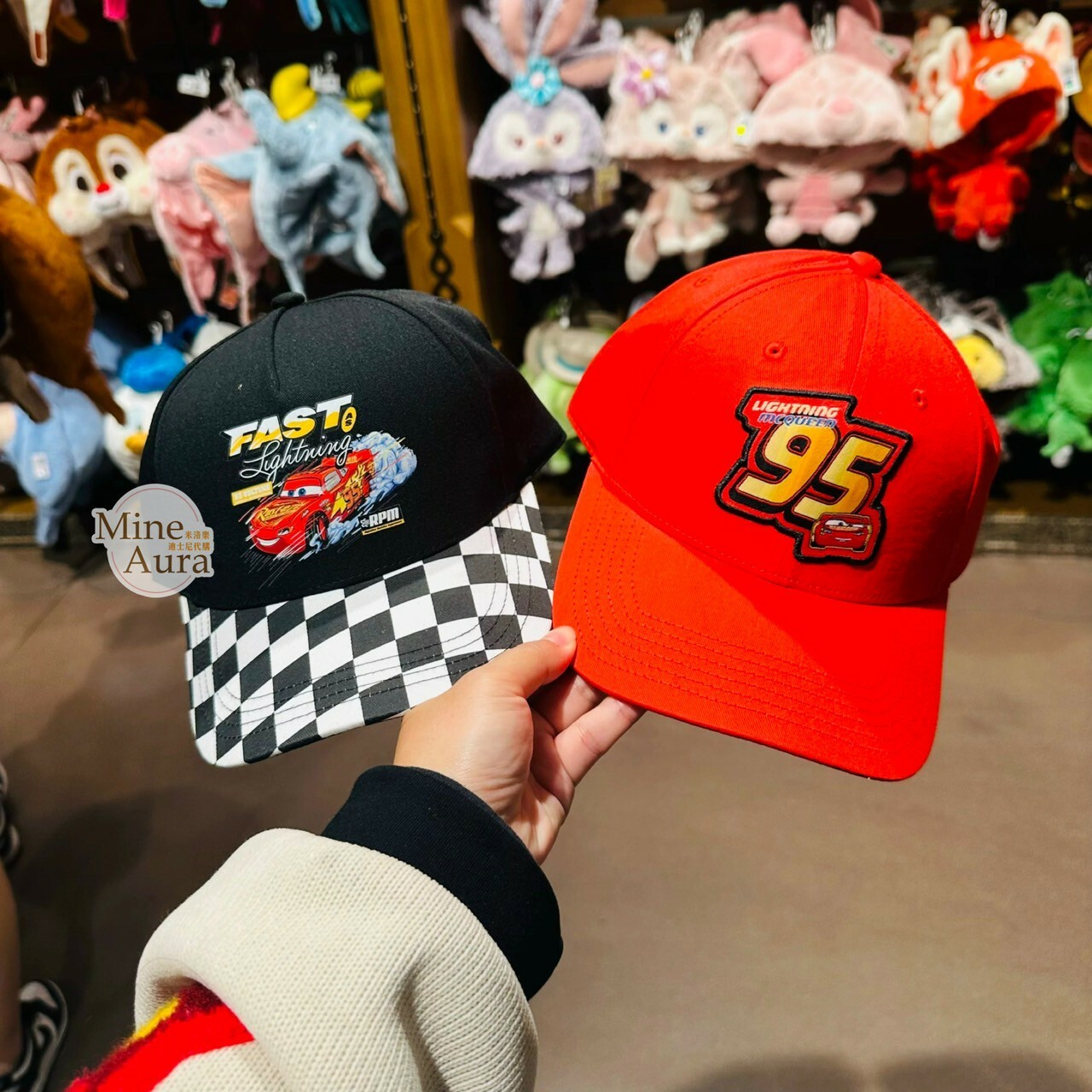 閃電麥坤 Lightning McQueen 圖案 兒童 棒球帽 帽子 汽車總動員 Cars -上海迪士尼樂園