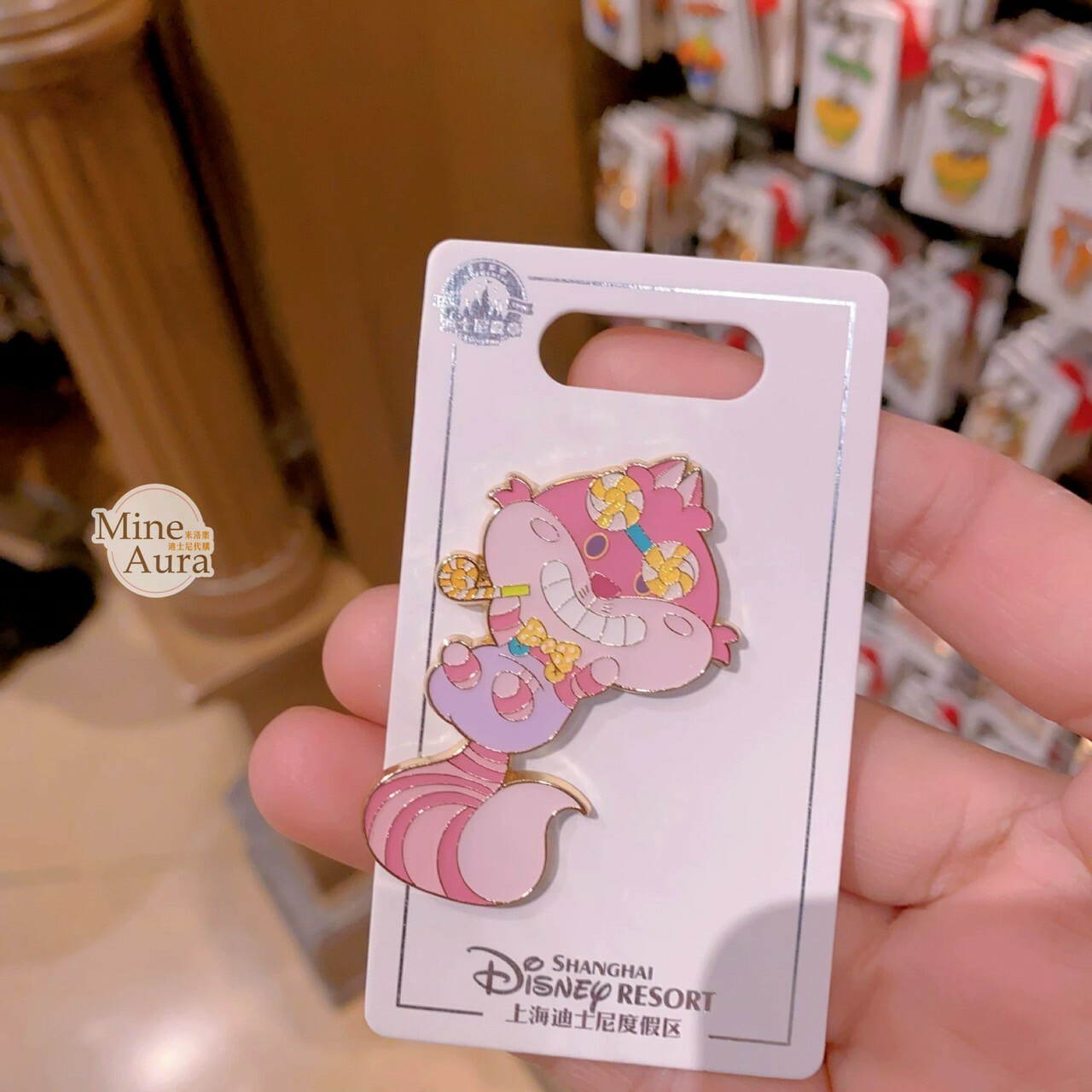 爪爪派對系列 Q版 瑪莉貓 Marie 柴郡貓 The Cheshire Cat 妙妙貓 路西法 魯斯佛 Lucife 壞貓咪 徽章 PIN -上海迪士尼樂園