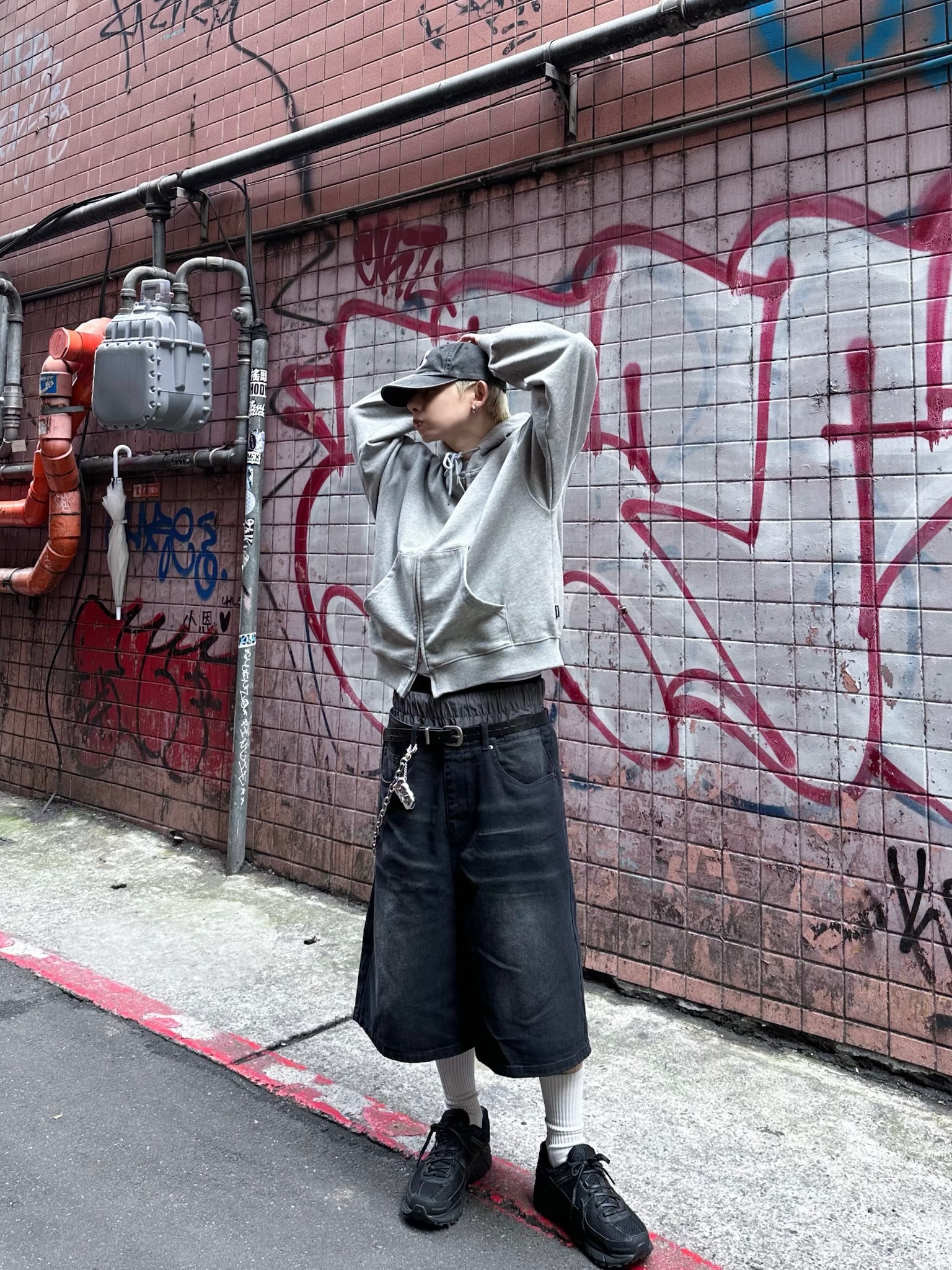 SIMON MADE BS-2506 雙層 褲頭 工作 短褲