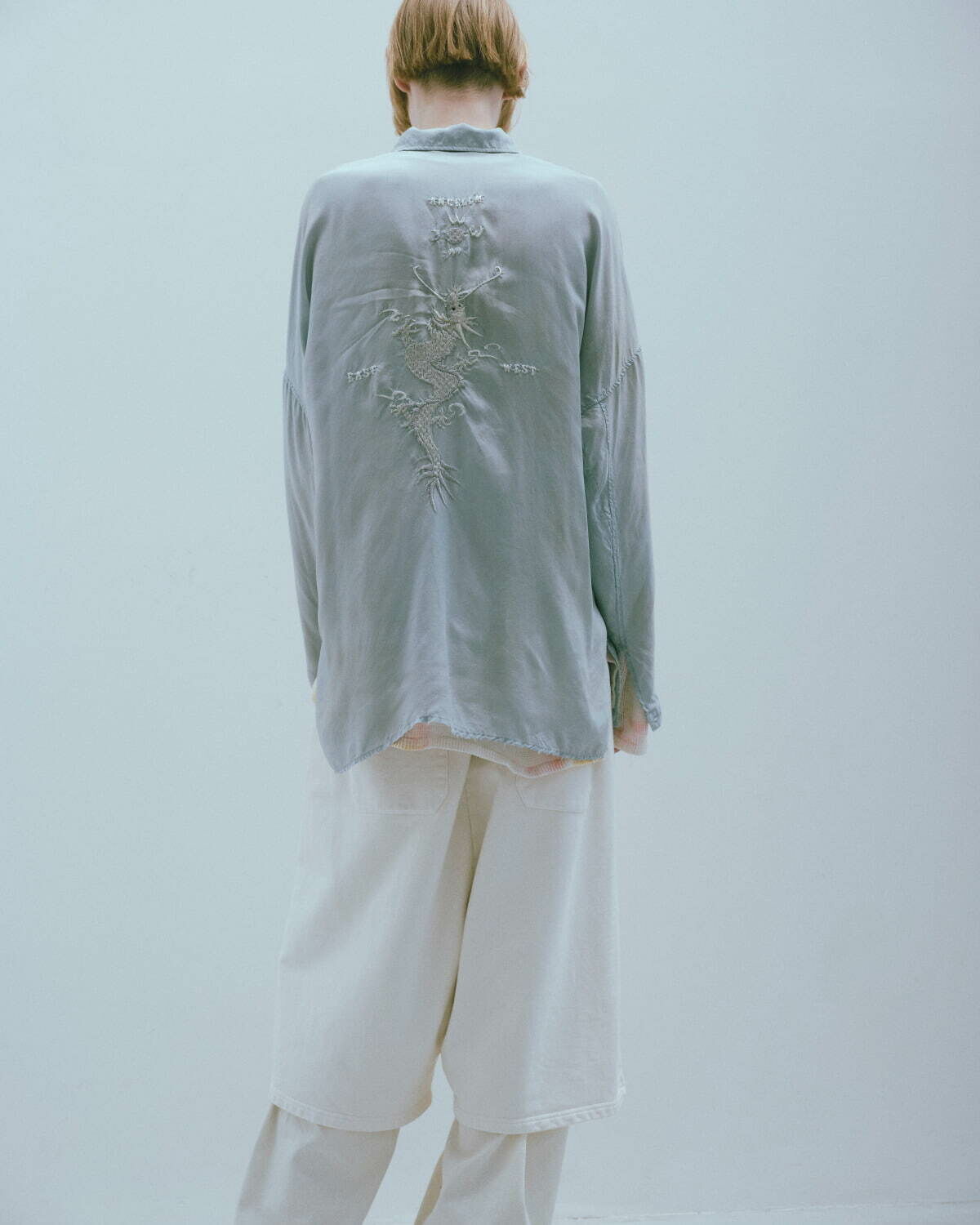 ANCELLM アンセルム AGING EMBROIDERY SHIRT 2 AGING EMBROIDERY SHIRT(BLACK) – ANCELLM