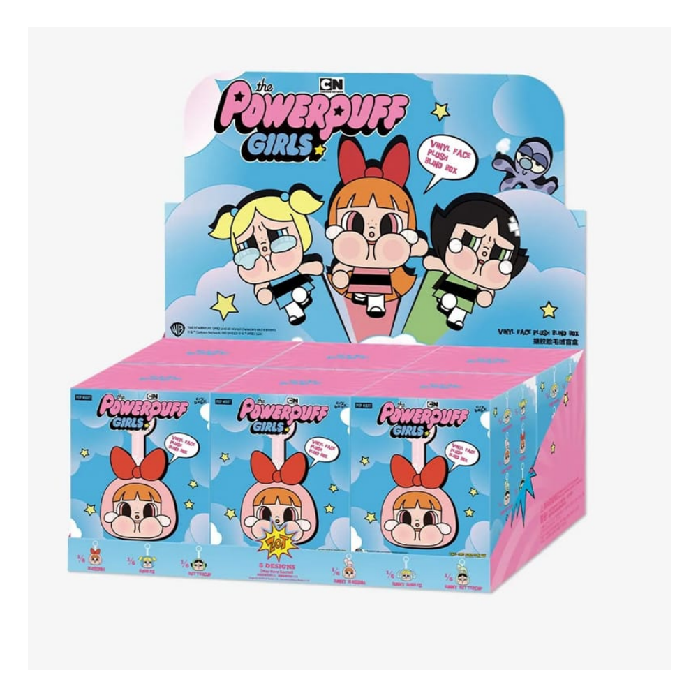 POP MART CRYBABY x 飛天小女警 POWERPUFF GIRLS SERIES FIGURES 搪膠臉毛絨掛飾 盲盒