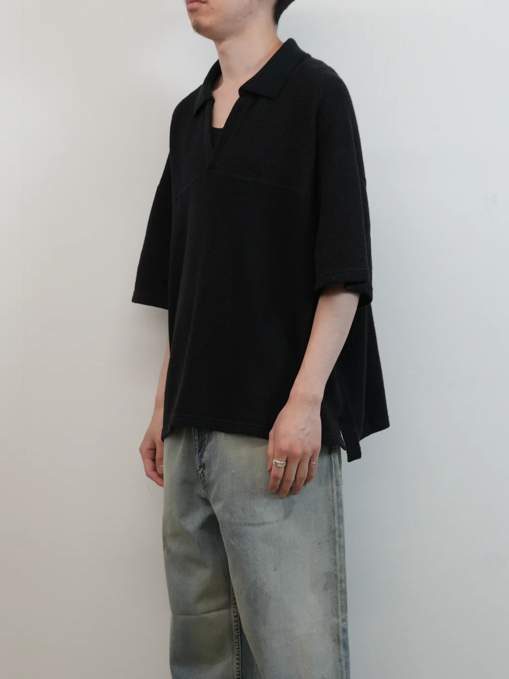 トップス ancellm S/C FOOTBALL SHIRT(GRAY) S/C FOOTBALL SHIRT(GRAY) – ANCELLM