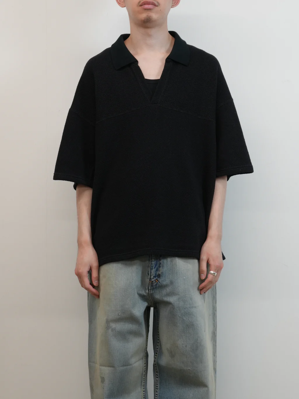 ANCELLM / S/C FOOTBALL SHIRT -GRAY – and father