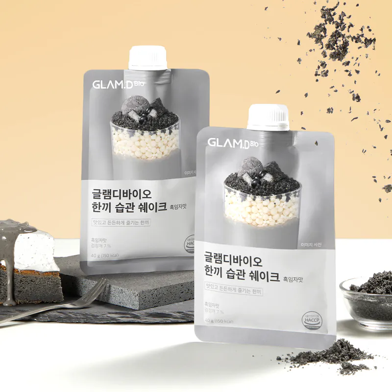 Glam.D 魅力代餐奶昔 特濃黑芝麻味