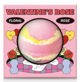 [K] PLU 8809237071904 BUBBLE BATH BOMB Valentine's Rose, 8809237071904 (KPLU54)