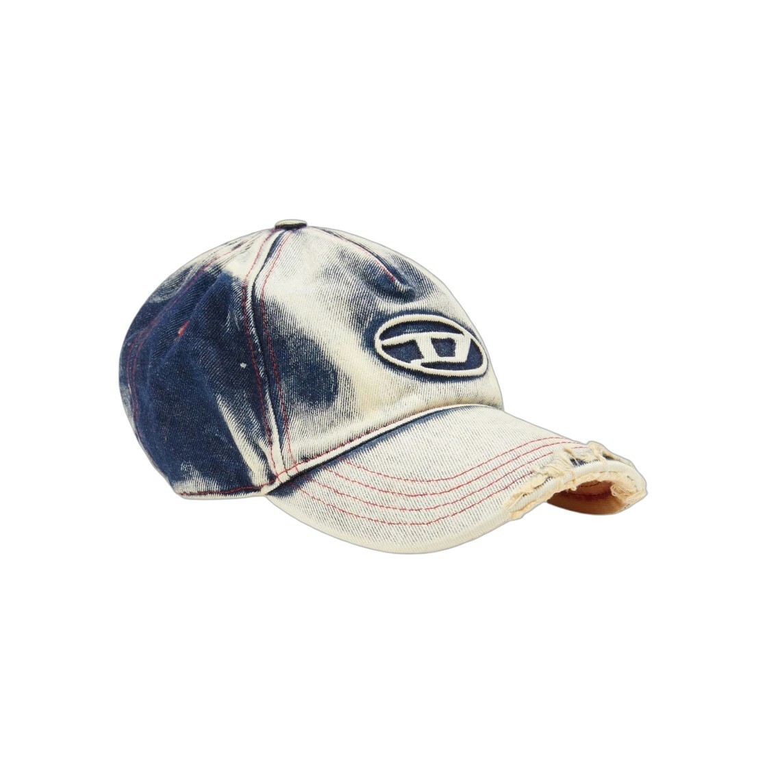 DIESEL C-Seymon Treated Denim Baseball Cap 單寧 水洗 破壞 老帽