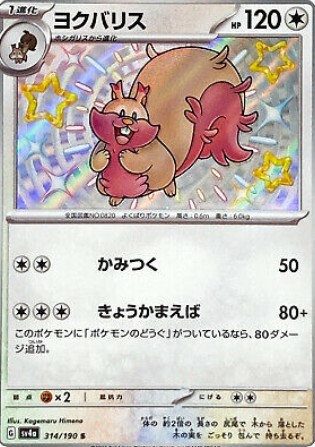 POKEMON JAPANESE SV4A 314/190 S