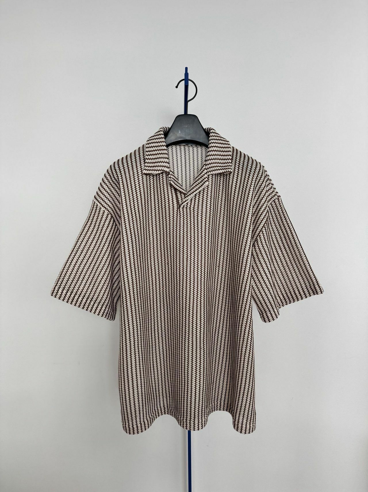 反領直紋短袖Tee MALENKII-143T