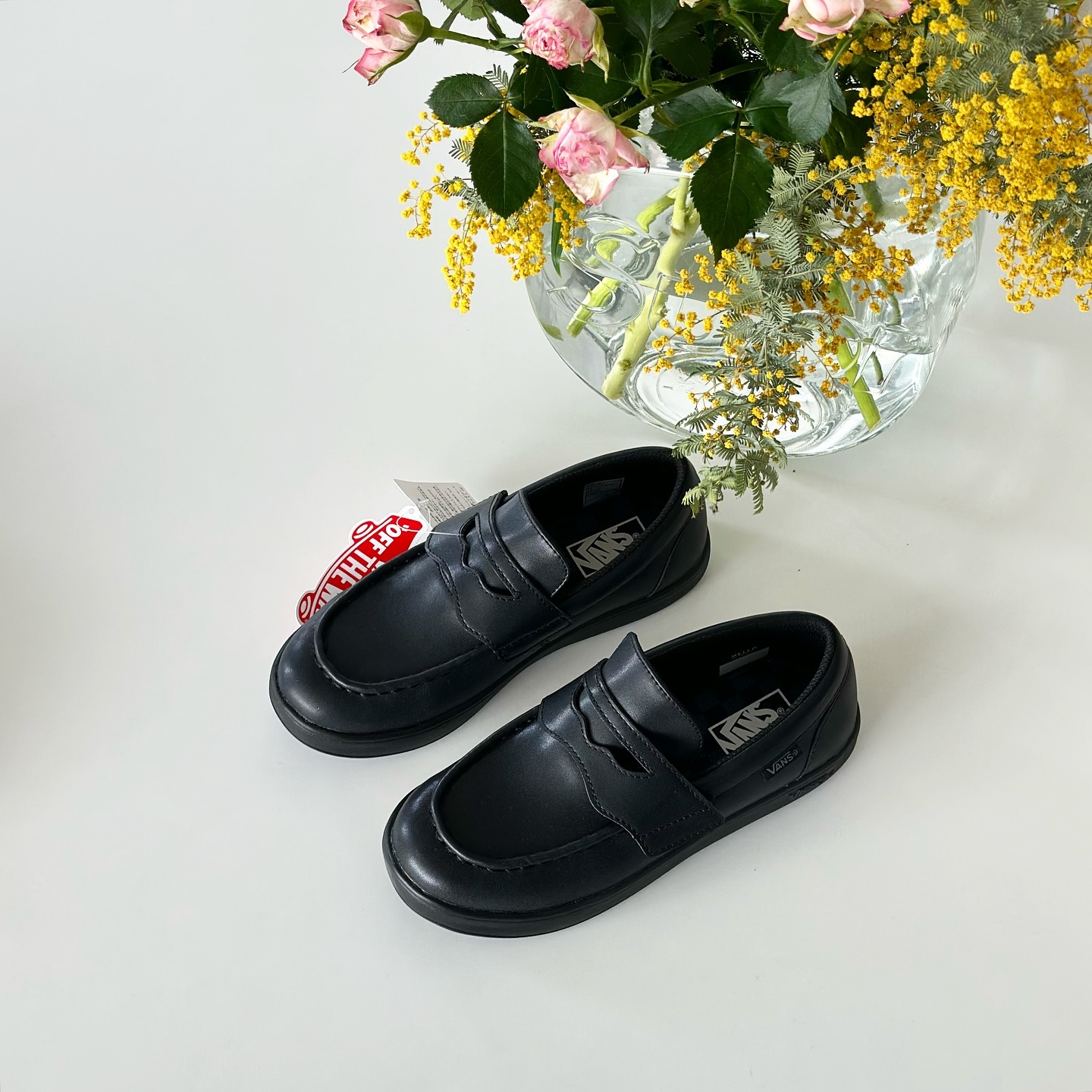VANS Loafer K Lite 日本限定 黑色 樂福鞋 魔鬼氈 中童 童鞋 V2196K