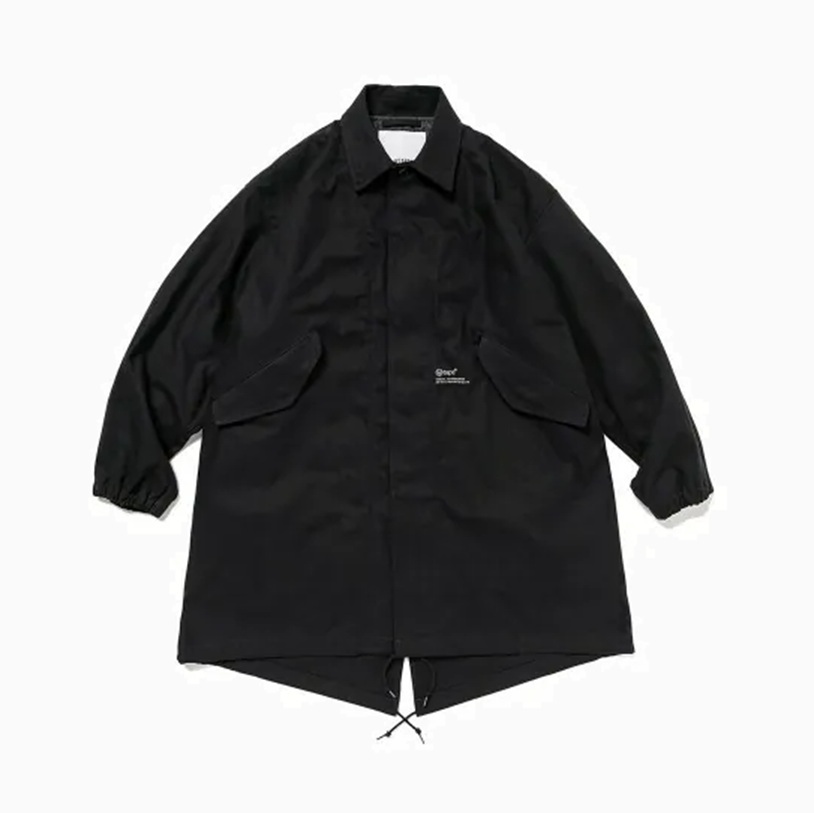 LAST PCS RE-STOCK: WTAPS SMOCK / COAT / COTTON. SERGE - BLACK PRE ORDER ITEM (預訂中)