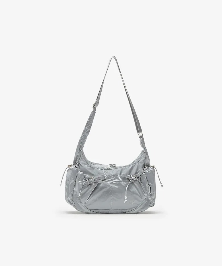 韓國代購 NEW BALANCE Glossy Ribbon Hobo Bag