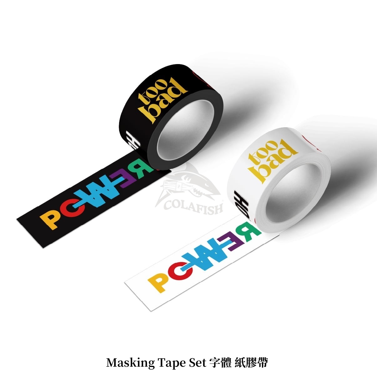 G-DRAGON Ubermensch Masking Tape Set 字體 紙膠帶