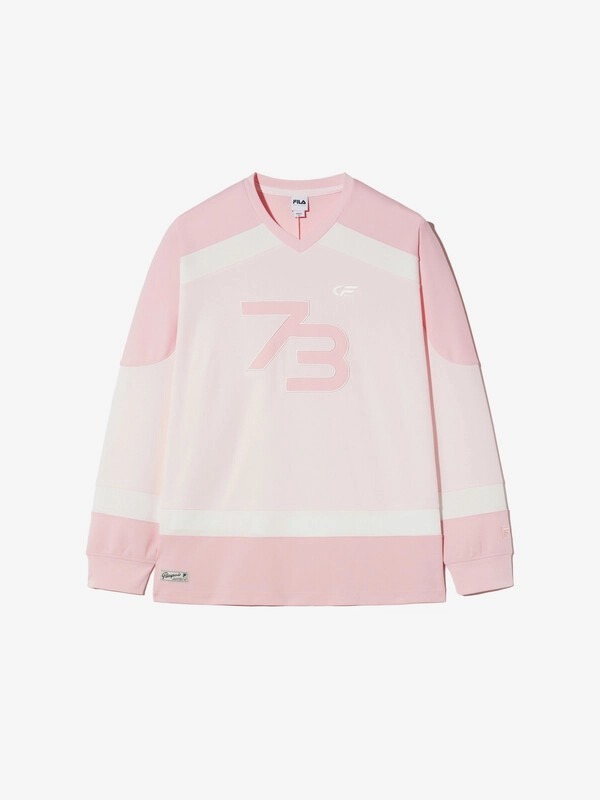 Tシャツ・カットソー FILA Mesh jersey rugby long sleeve t shirt 5FT1363 FILA Mesh Jersey Rugby Long Sleeve Tee