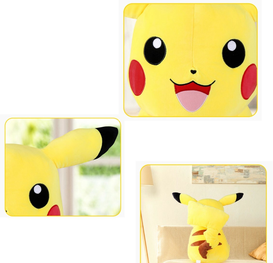 寵物小精靈 毛絨公仔抱枕 | 攬枕 | 比卡超(11寸)