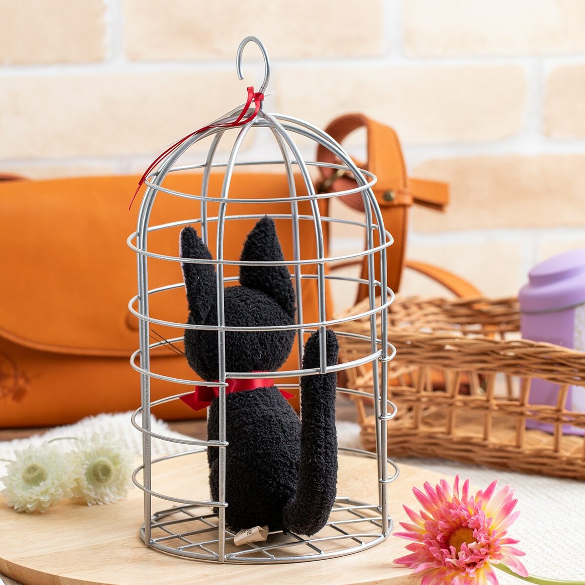 絨毛玩偶 魔女宅急便 鳥籠吉吉 坐著 M