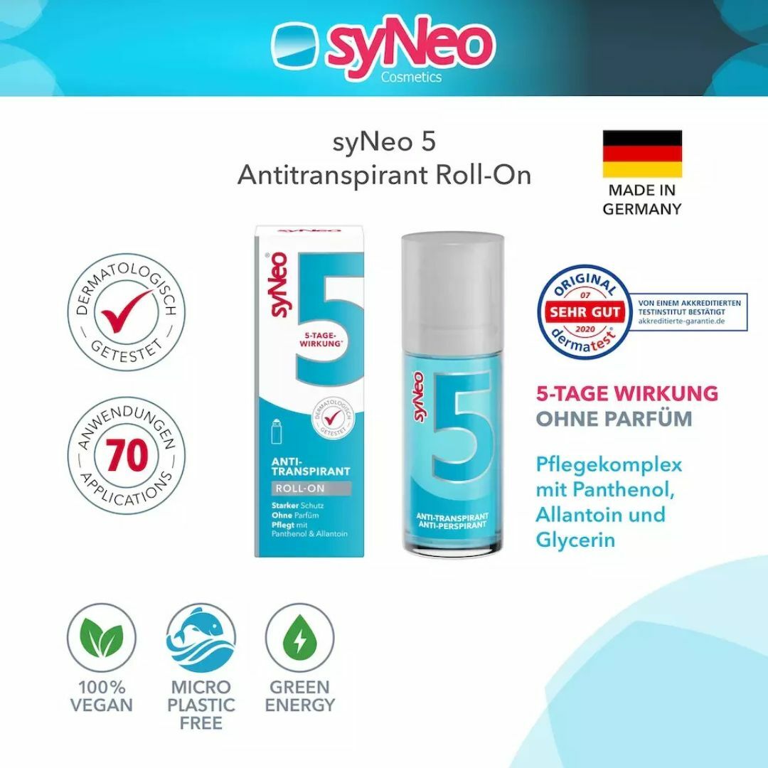 syNeo 5 走珠止汗除臭劑 50ml