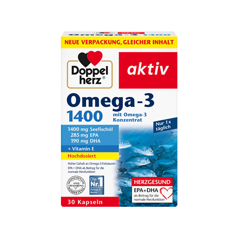 Doppelherz 1400mg Omega-3 Fish Oil 30pcs