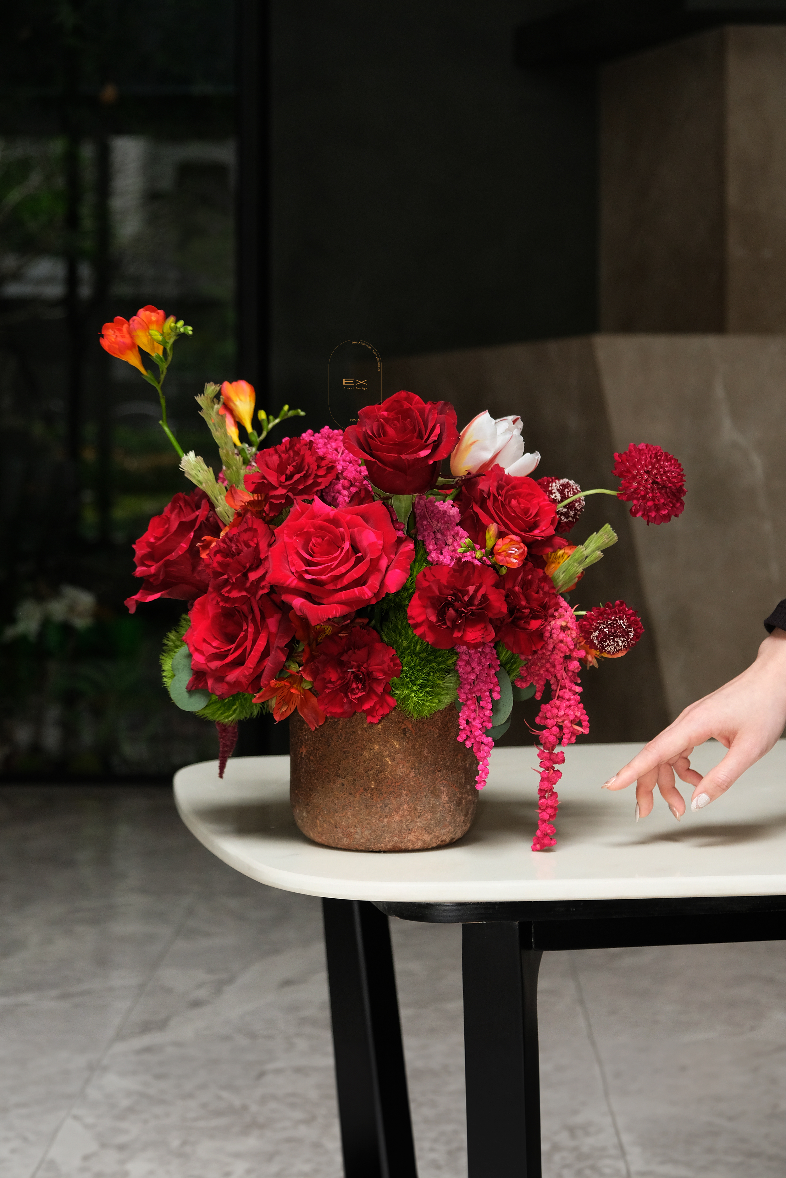 丹紅華韞桌花｜馨意之選