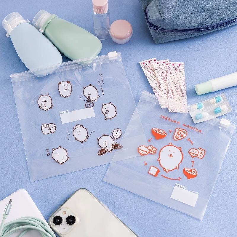 預訂｜Nagano Friends 夾鏈收納袋2種尺寸set