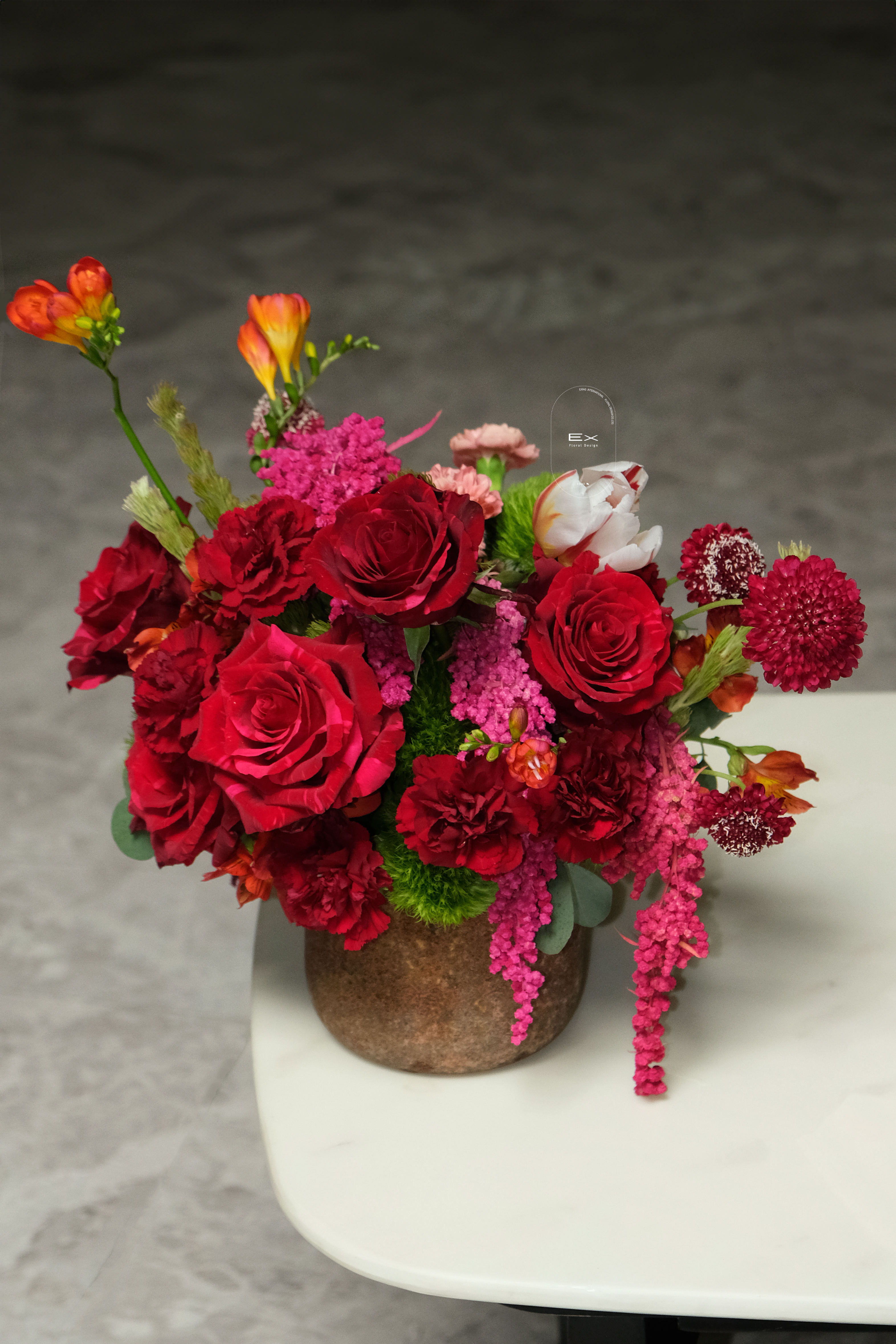 丹紅華韞桌花｜馨意之選