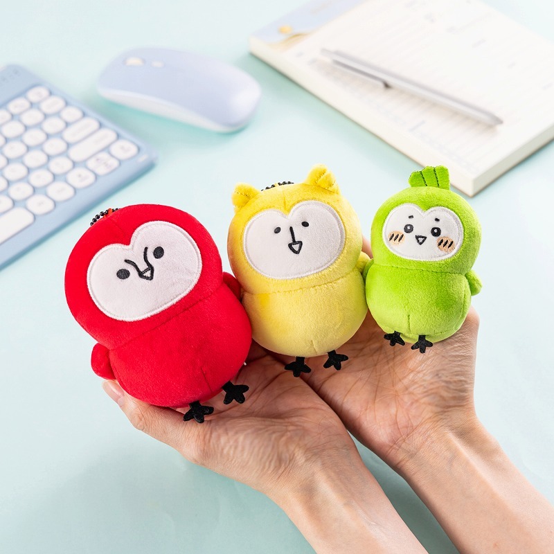 預訂｜鳥の三兄弟 公仔吊飾set