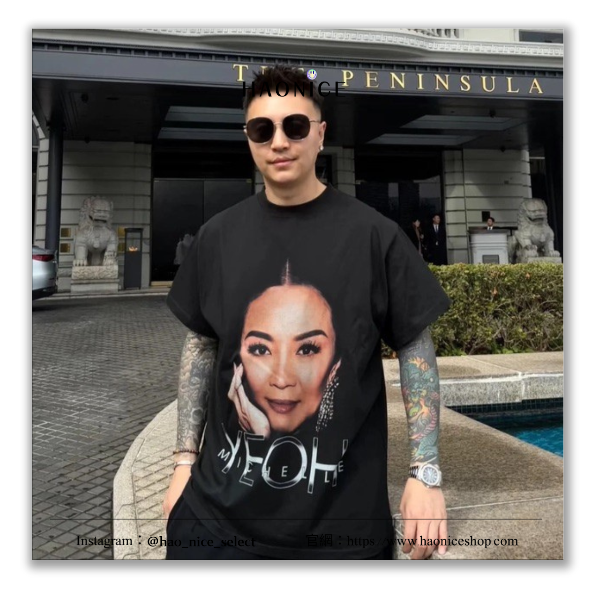 【HAO NICE】25SS上海經銷商🔥Balenciaga 巴黎世家 品牌大使系列 MICHELLE人像短袖 短T