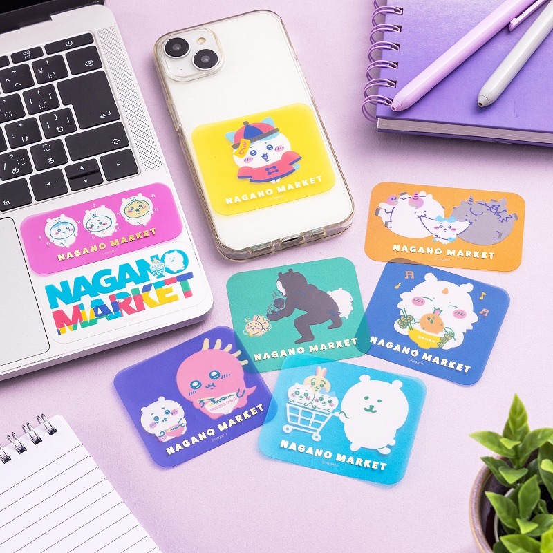 預訂｜Nagano Friends 各種顏色的電話貼紙 (全8種)