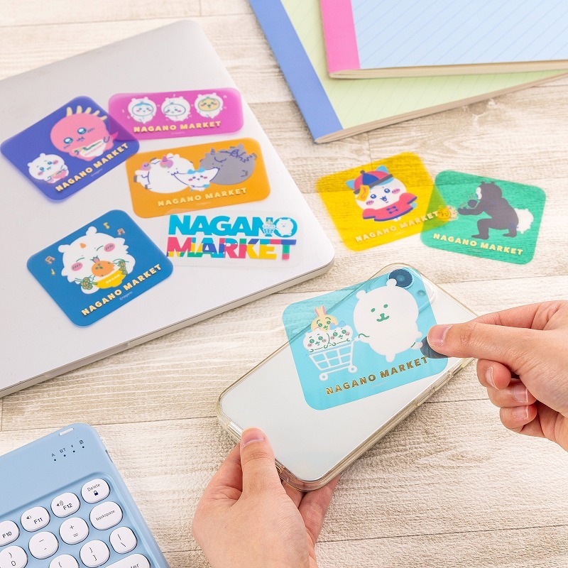 預訂｜Nagano Friends 各種顏色的電話貼紙 (全8種)