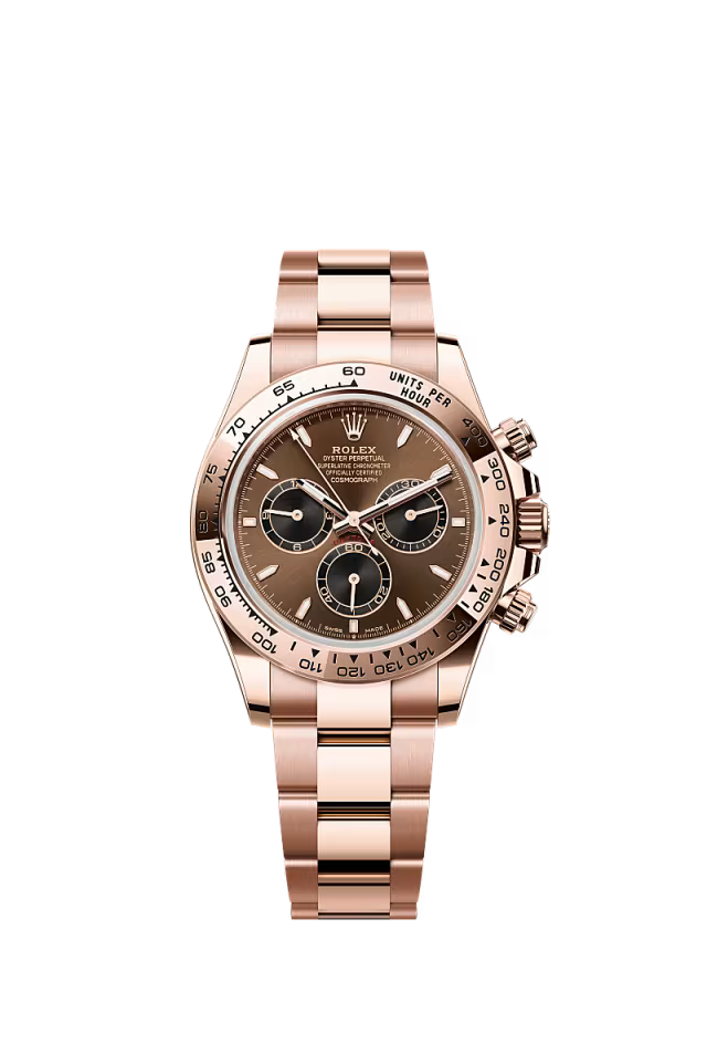 BRAND NEW ROLEX 126505 126505ln COSMOGRAPH DAYTONA CHOCOLATE DIAL EVER ROSE GOLD OYSTER 40 MM