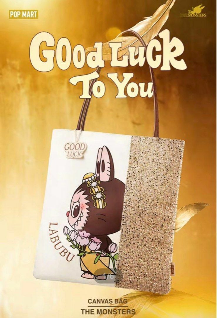 POP MART LABUBU 帆布手提袋泰國限定  [#SQ25040608]