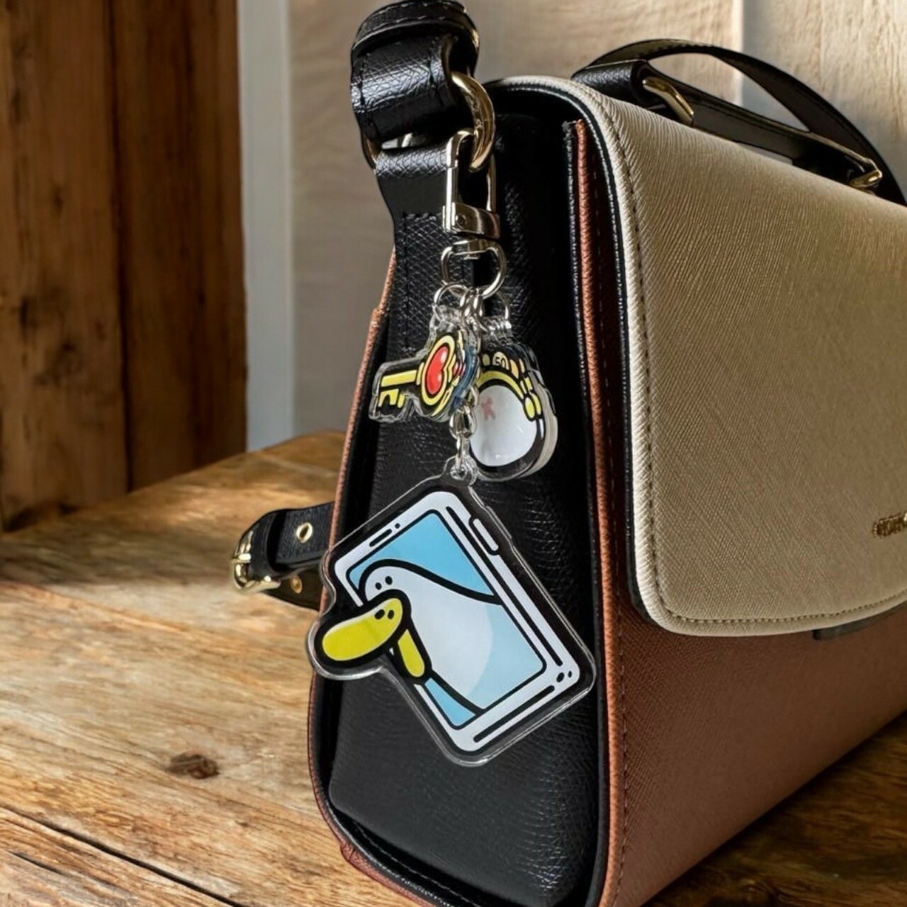 【旋轉甜不辣】出門三寶鴨鑰匙圈