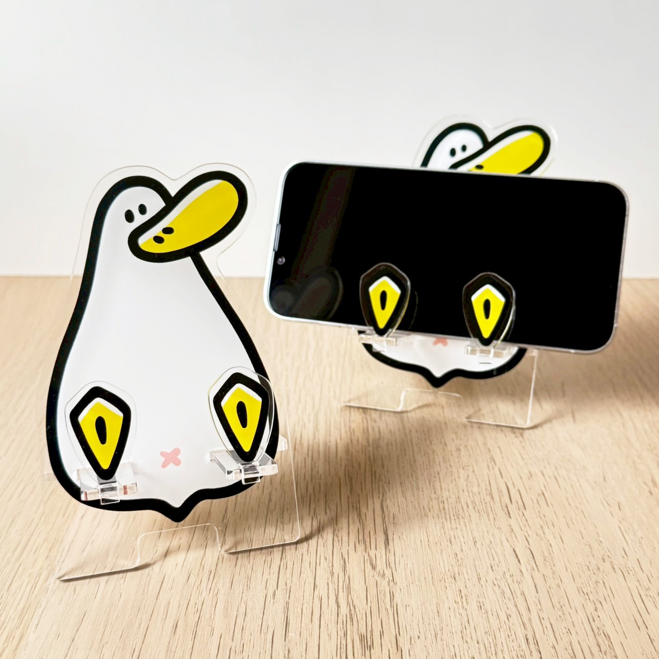 【旋轉甜不辣】靠背鴨手機支架