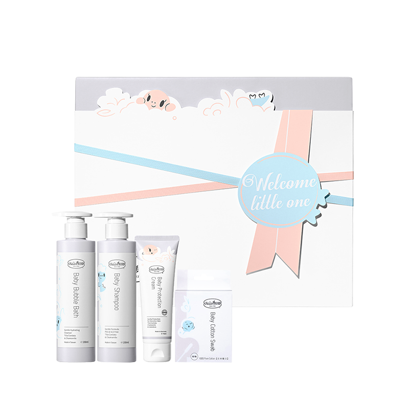 貝恩 嬰兒歡心禮盒四件組