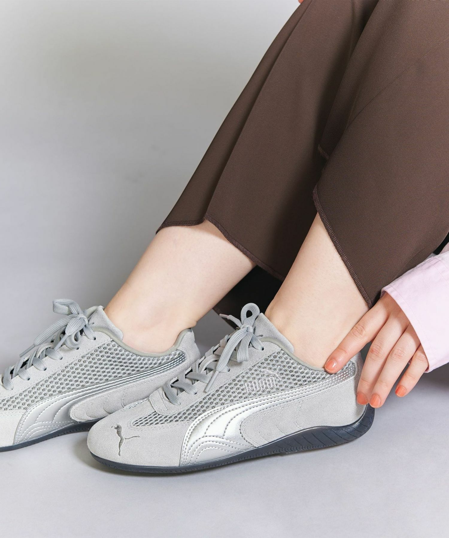 PUMA SPEEDCAT OG 大象灰 灰黑 網布 麂皮 拼接 透氣 賽車鞋 復古 女鞋 / 預購