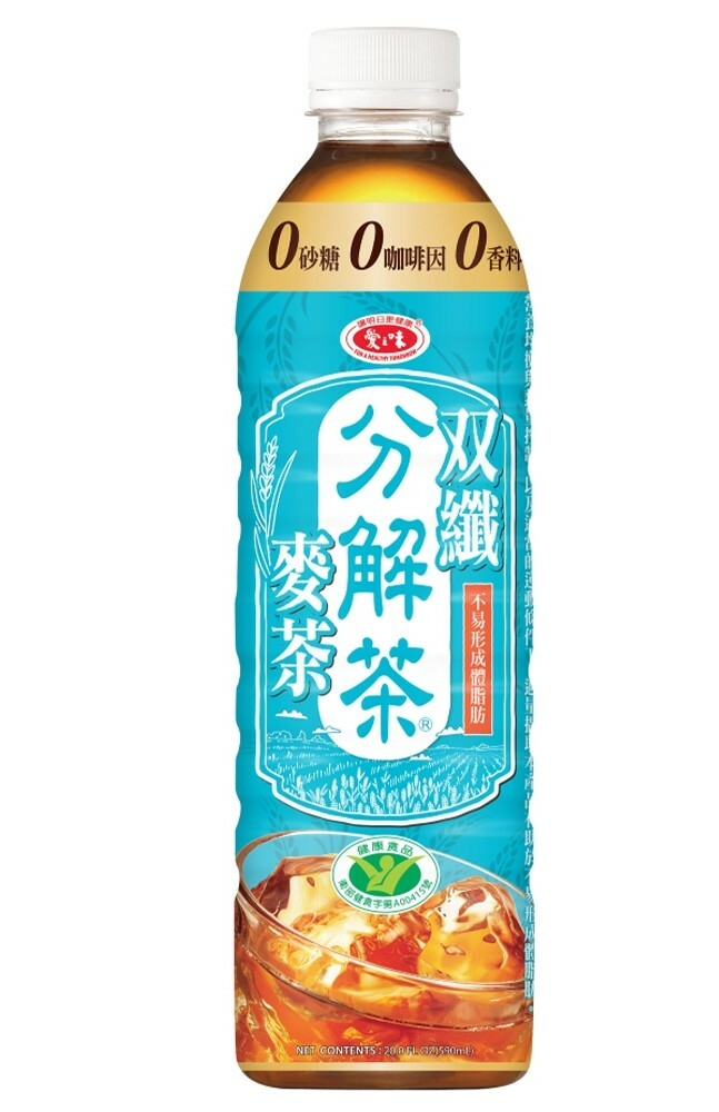 台灣 愛之味 分解茶 雙纖麥茶(無糖)590ml