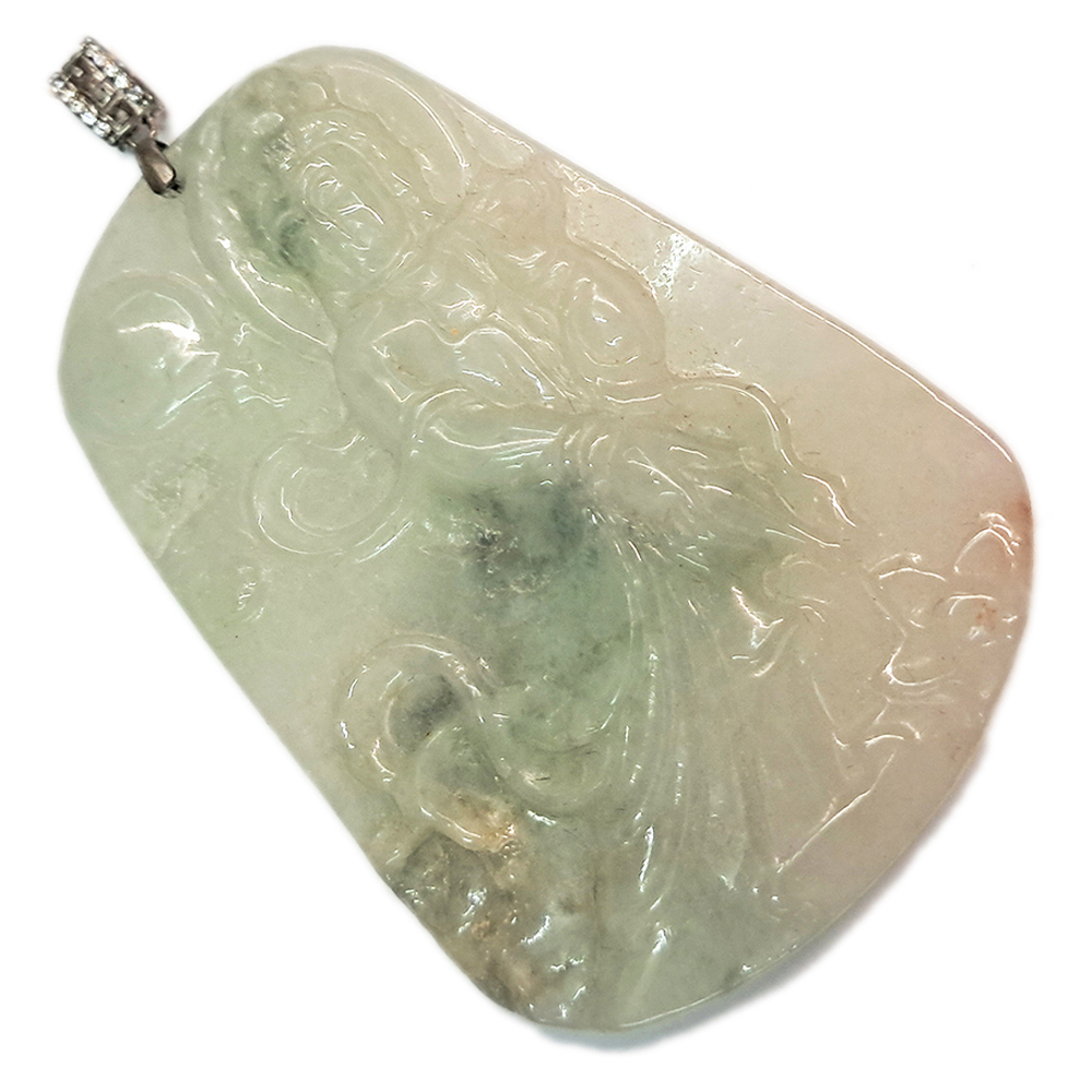 白衣觀音玉佩【十方】139704